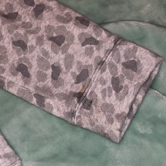 M&S Collection Grey Leopard Print Hoodie - Picture 4 of 4